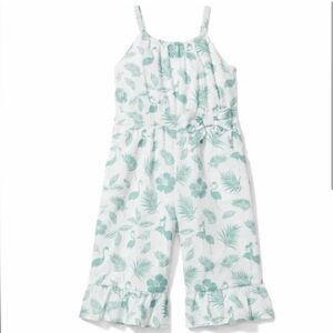 Janie & Jack Flamingo Palm Romper Jumpsuit Size 4 NEW